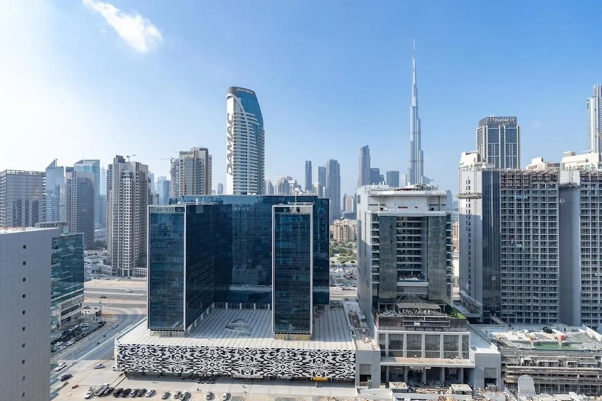 Awesome 1-Bedroom Apartment With Burj Views At Vera Tower In Business Bay Dubai