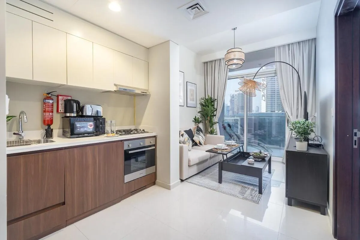 Awesome 1-Bedroom Apartment With Burj Views At Vera Tower In Business Bay Dubai